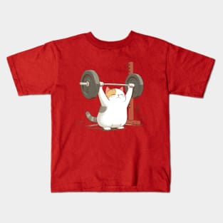 Fitness Cat Kids T-Shirt